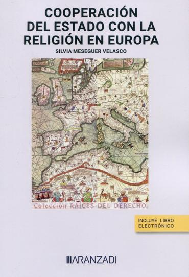 Portada de MESEGUER VELASCO, Silvia (2024), Cooperacin del Estado con la Religin en Europa, Pamplona, Aranzadi